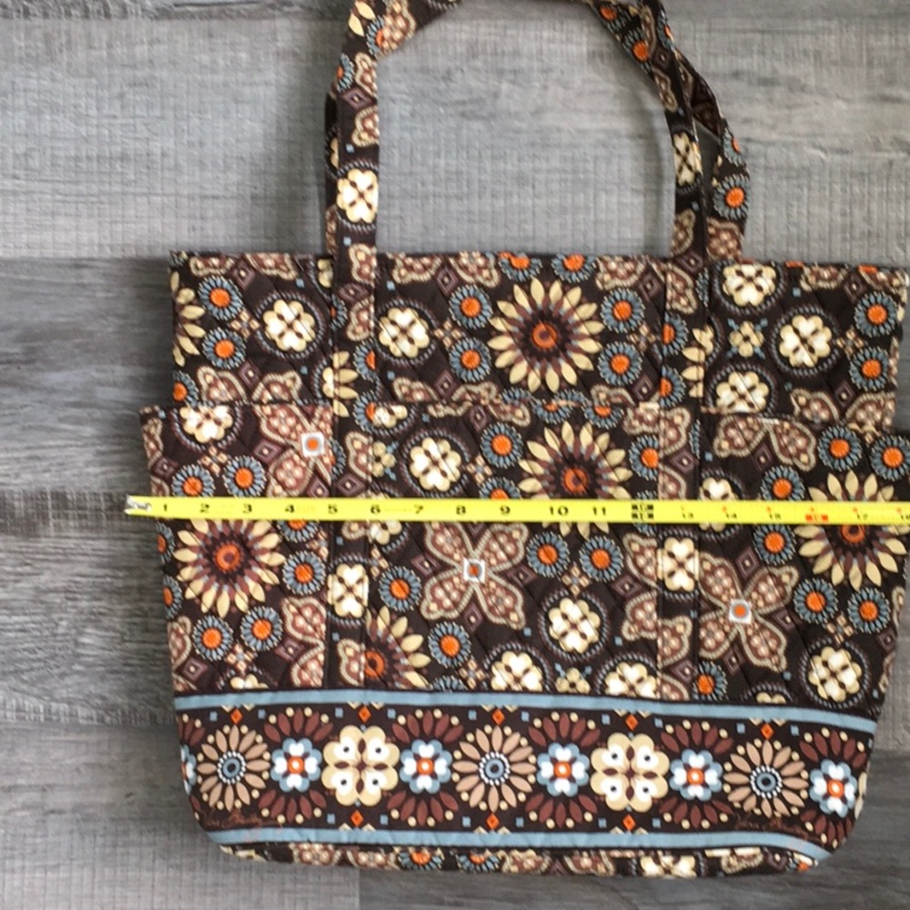 Vera Bradley Brown Canyon Villager Tote Bag - Picture 6 of 7